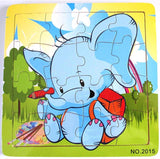 Baby Elephant, wooden jigsaw puzzle