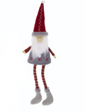 Fabric Sitting Santa with red hat
