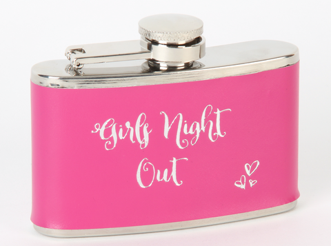 Girls Night Out, 3oz stainless steel, Hip Flask