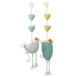 Metal Hanging Chickens