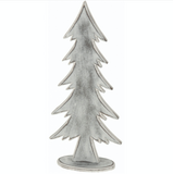 Wooden White Washed Christmas Tree, Shabby Chic