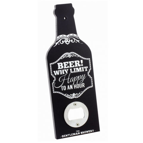 Black, Gents Quarter, Beer Bottle Opener