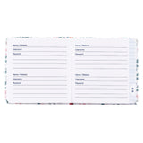 Busy B, Password Notebook - Inside Pages