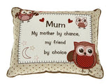Mum Sentimental Cushion - My mother by chance