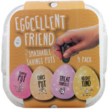 Eggcellent Friend, set of 4 savings pots