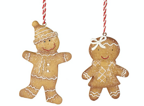 Hanging, Mr and Mrs Gingerbread, tree decoration