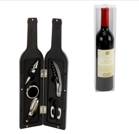 Harvey Makin, 5 piece wine accessory set