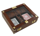 Harvey Makin, Playing Cards, Dice & Dominoes in Wooden Box