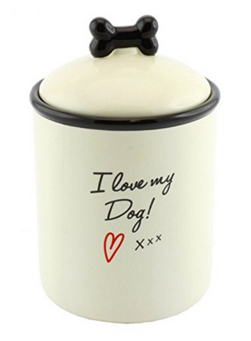 I love my Dog, treats jar