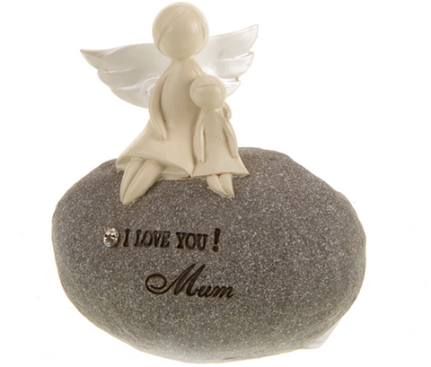 I Love You Mum, angel stone
