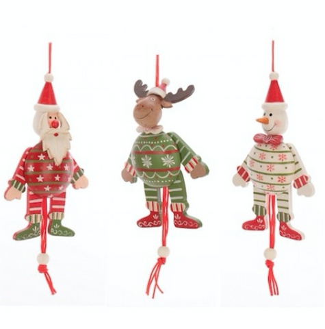 Jumping Jacks - Santa, Deer and Snowman