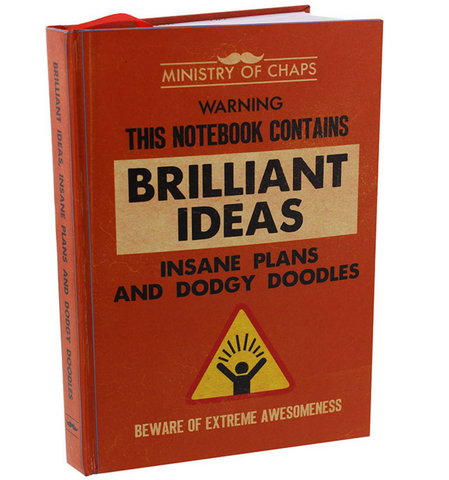 Ministry of Chaps, "Brilliant Ideas", notebook