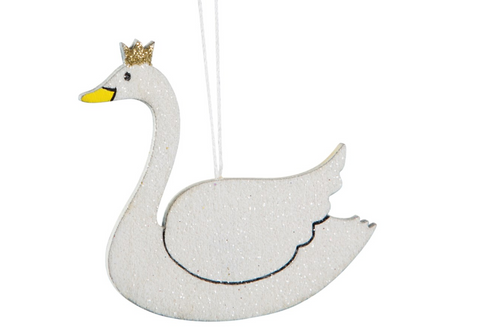 Royal Swan Hanging Decoration - Single