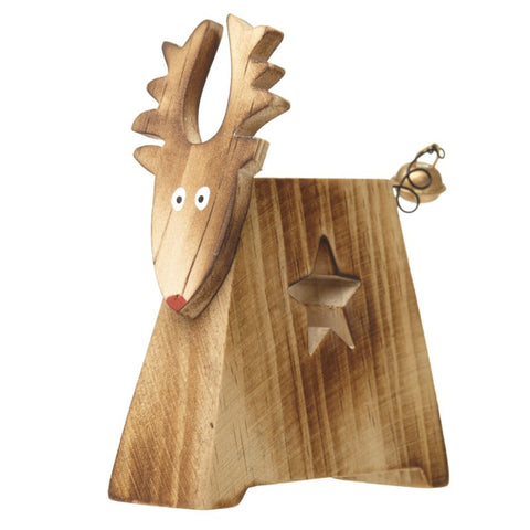 Heaven Sends, Wooden Standing Reindeer with star cut out