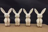 Small Standing Ceramic Bunnies (Set of 4)