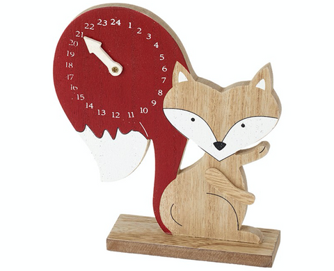 Wooden Fox, Countdown to Christmas