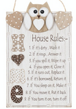 Woody Owl House Rules, Plaque, close up