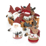 Soft Standing Snowman, Santa & Reindeer