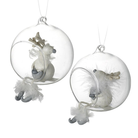 Reindeer Sitting In A Bauble