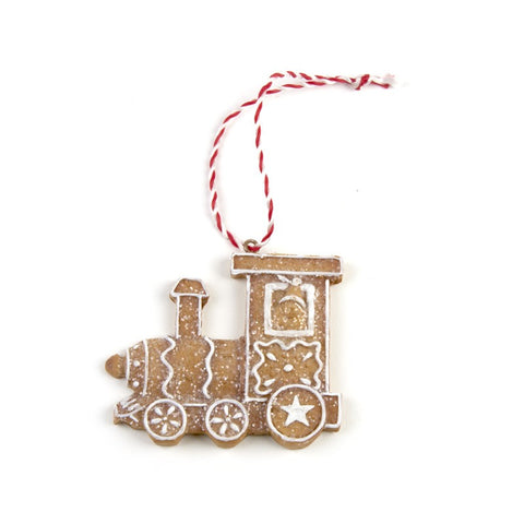 Gingerbread, Hanging Train, Tree decoration